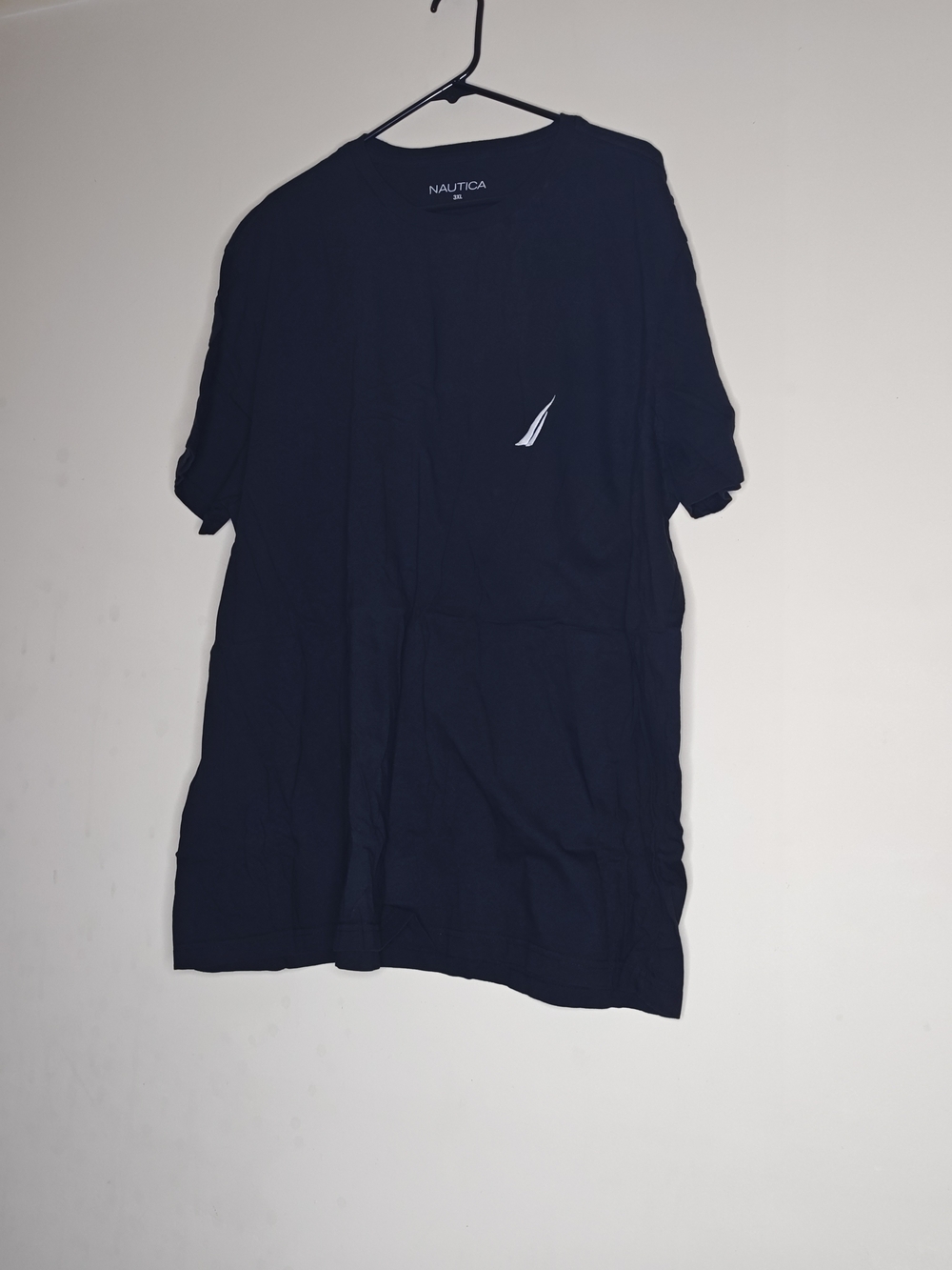 Nautica Men’s Black Short Sleeve Logo T-Shirt 3XL